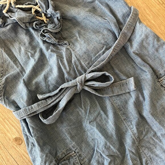 Womens Lauren Ralph Lauren Denim Mini Dress - 8 - Picture 4 of 11